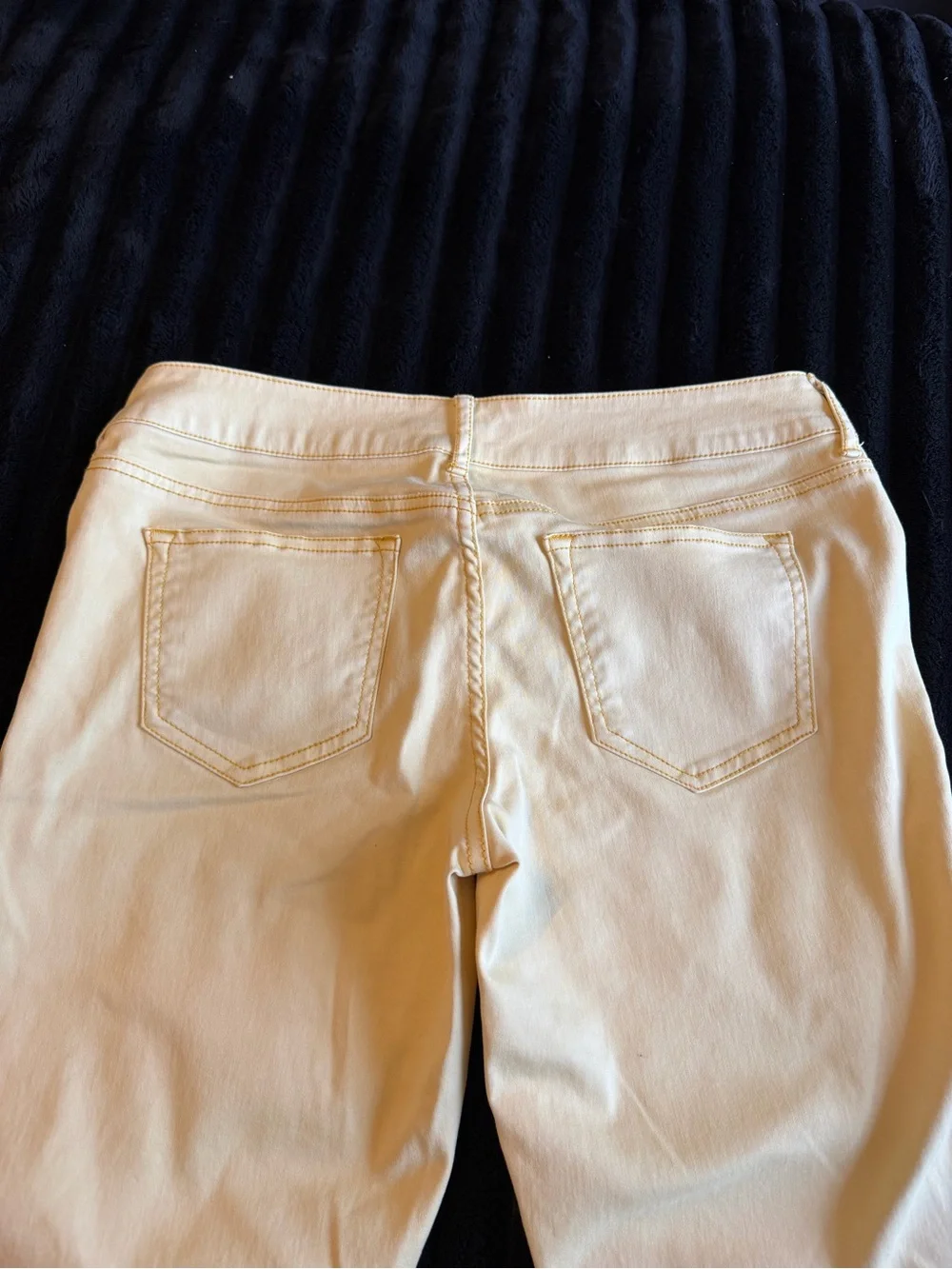 Light Yellow Women's Stretch Jeans